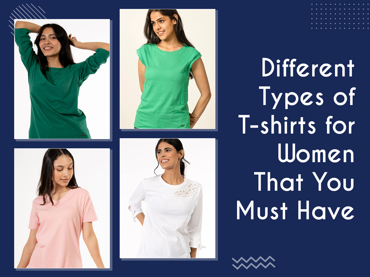 Different Types of T-shirts for Women That You Must Have – Harbour 9