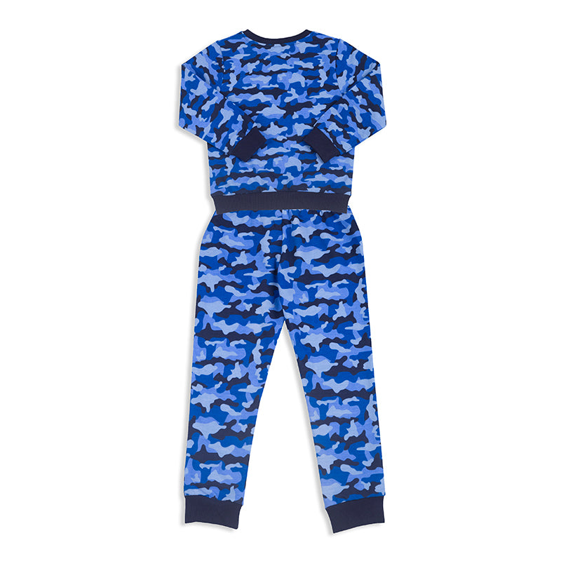 Toddler Boys Rauer Military Blue Set