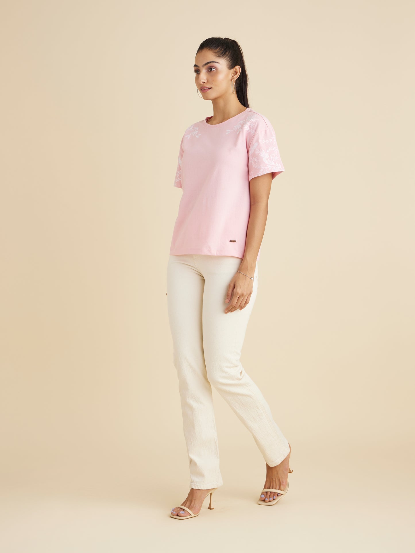 The Abiels Top Light Pink