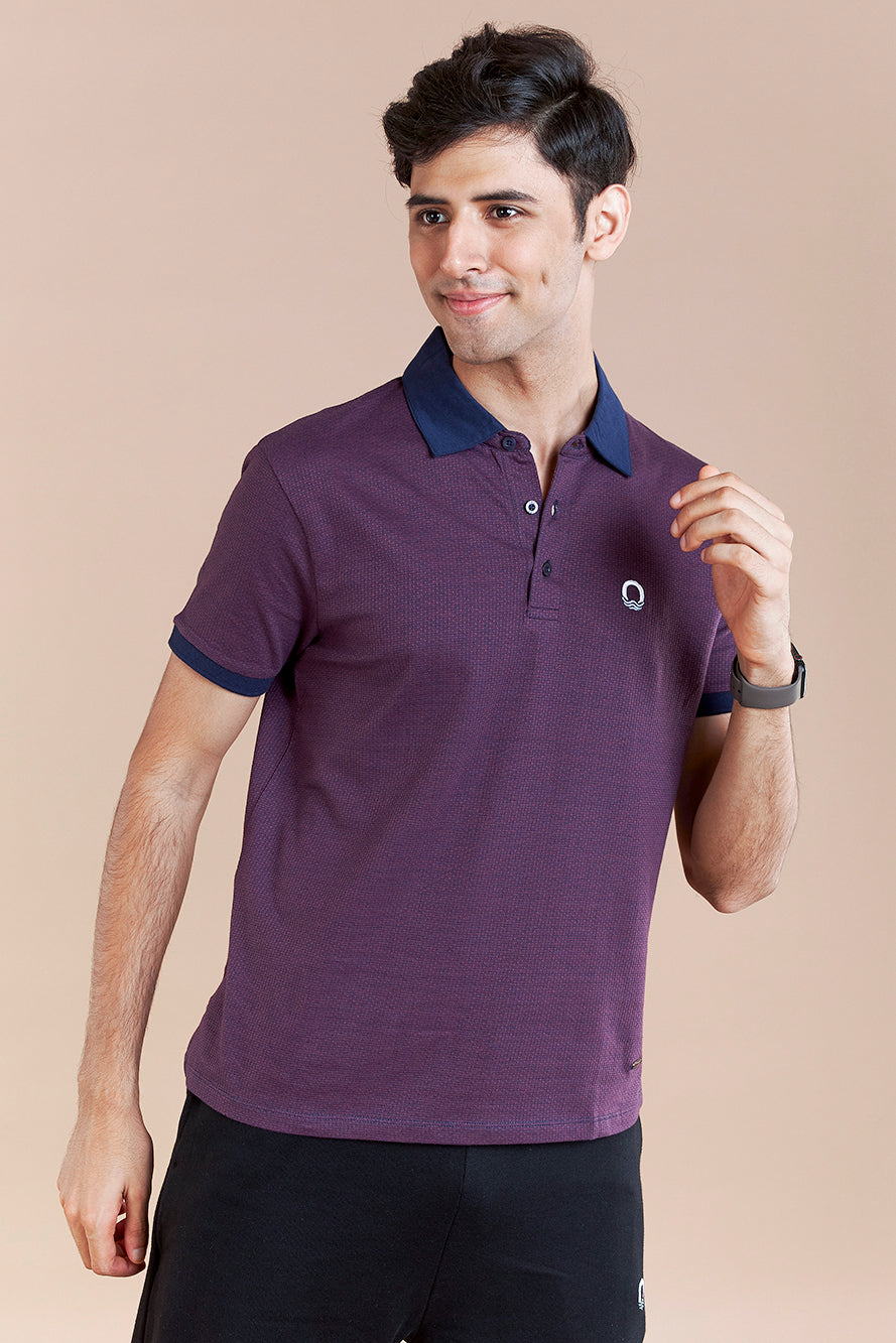 The Camacari Polo Crushed Violet T-shirt