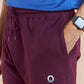 The Everyday Fleece Shorts Wine Red