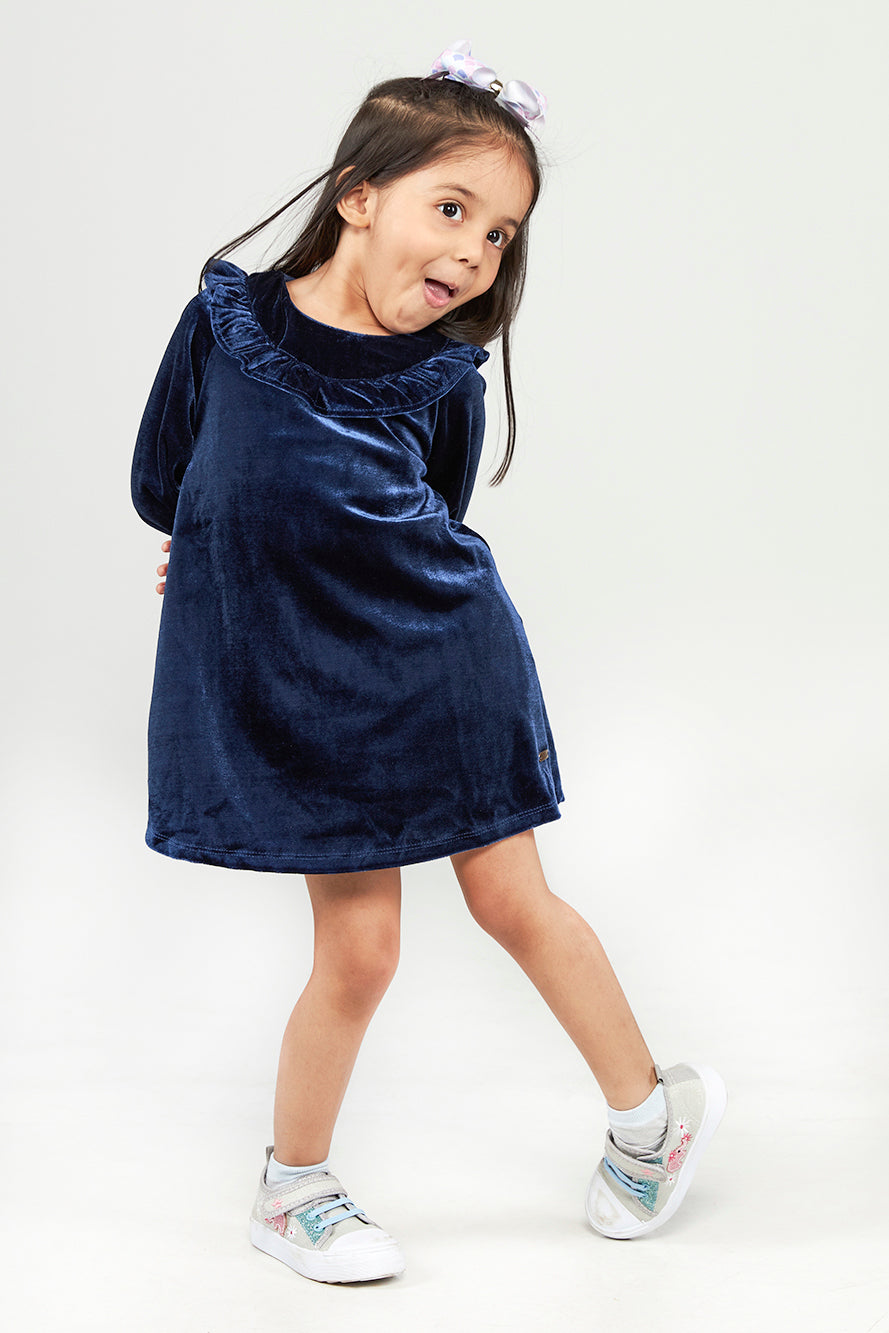 Buy Girls Velvet Twirly Dress, More Colors Available, Handmade by Fi and  Me, Velveteen Twirl Dress, Holiday Photoshoot, Blue, Christmas Green Online  in India - Etsy