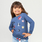 Toddler Girls All Color Star Sweatshirt Navy