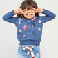 Toddler Girls All Color Star Sweatshirt Navy