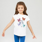 Toddler Girls Colour Your Life White Tee