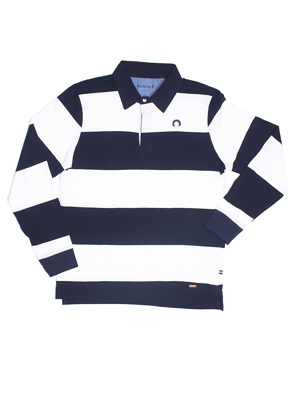 The Striped Fleece Sweatshirt Navy Blue