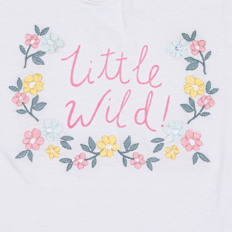 Toddler Girls Little Wild Tee White