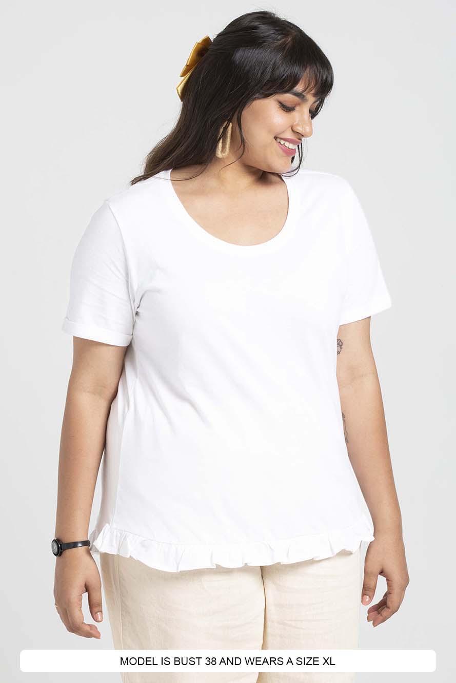 The Coral Top White