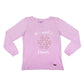 Girls All I Want Is Flower Light Pink Tee