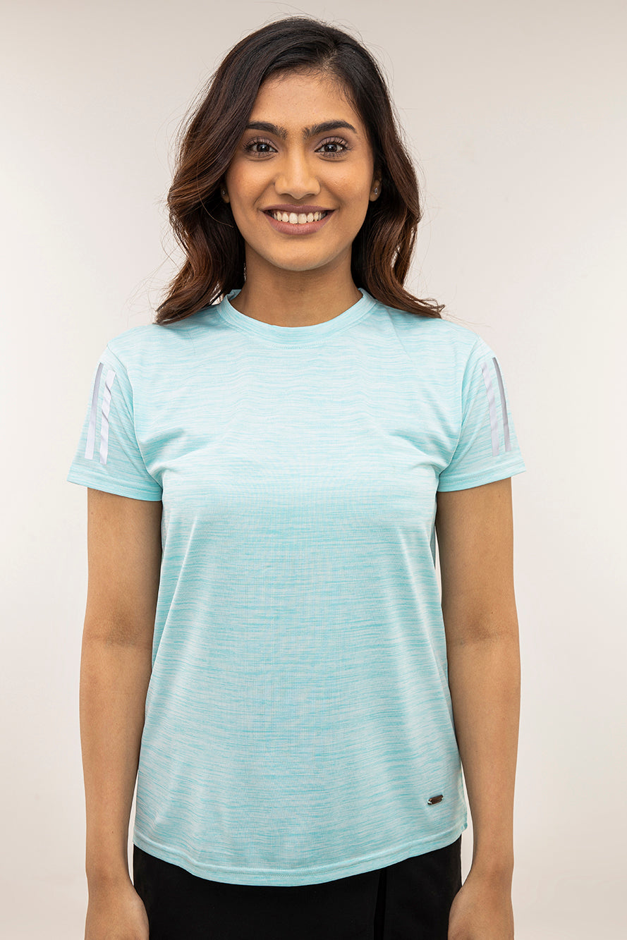 The Workout T-shirt Injected Light Blue