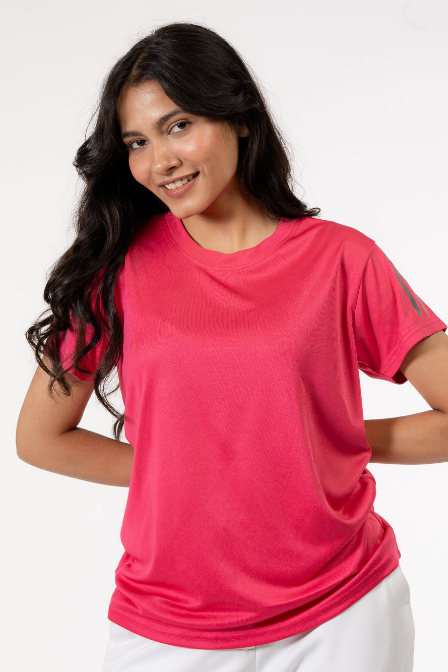The Workout T-shirt Dark Pink