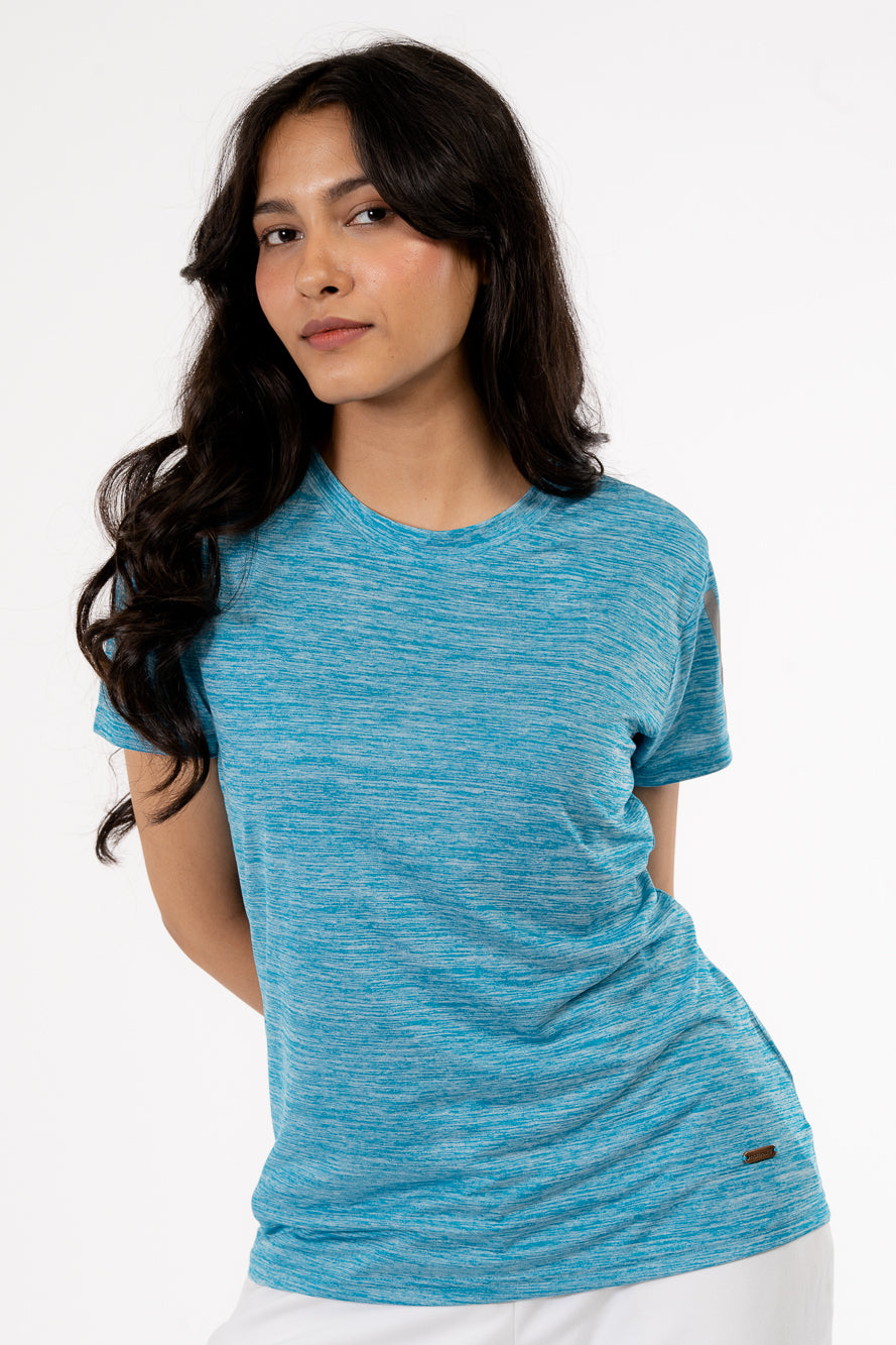 The Workout T-shirt Injected Blue
