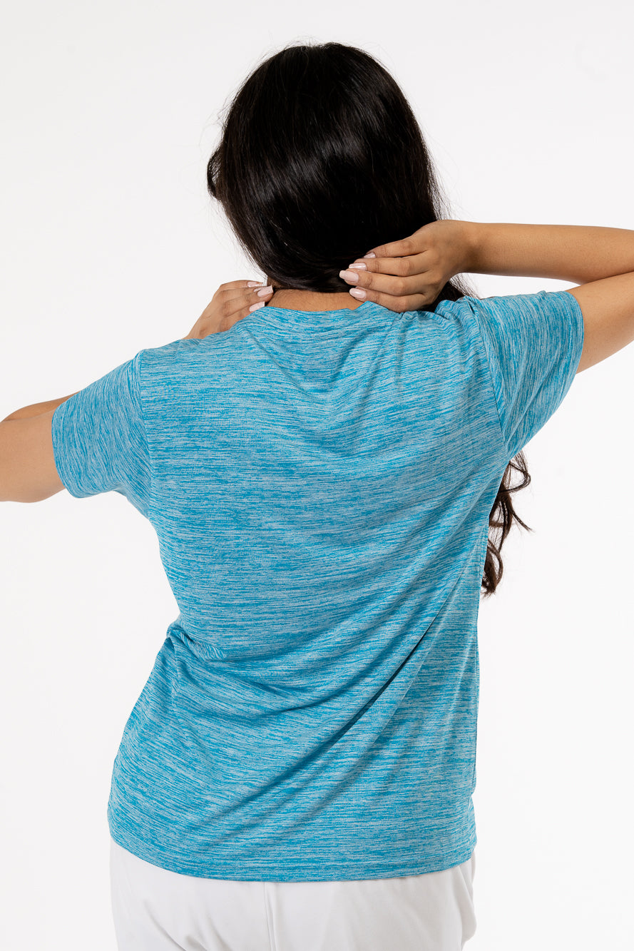 The Workout T-shirt Injected Blue