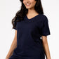 The Cyclades Top Navy