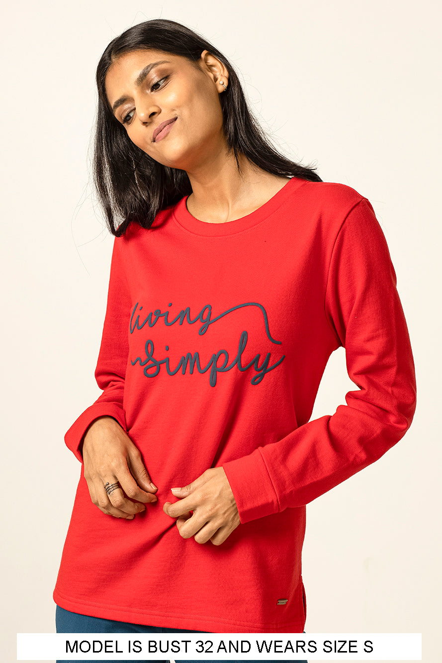 The Nouvelle Sweatshirt Red
