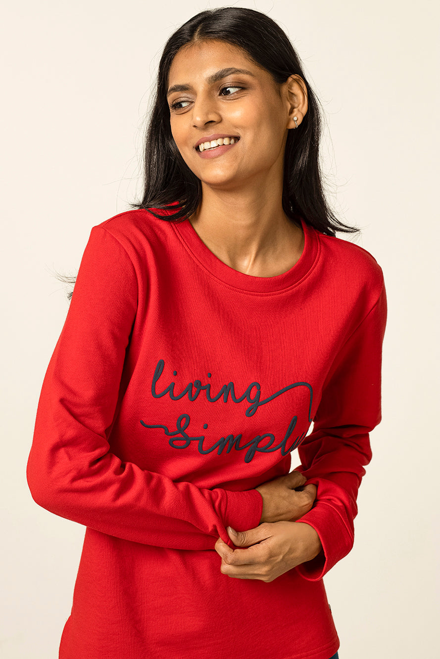 The Nouvelle Sweatshirt Red