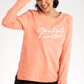 The Nika Coral Sweatshirt