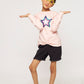 Toddler Girls Sequins Star Sweatshirt Pink
