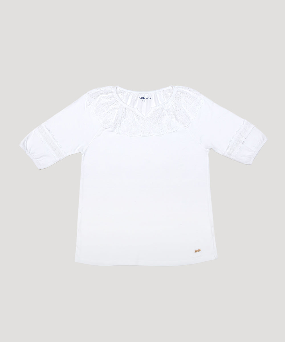 The Isabela Top White