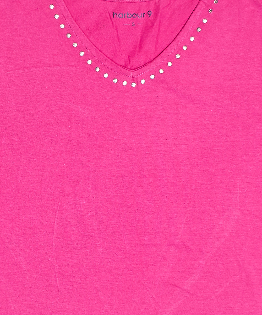The Ambon Top Hot Pink