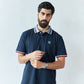 The Popcorn Solid Polo Navy