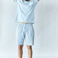 The Short Pyjama Set Sky Blue